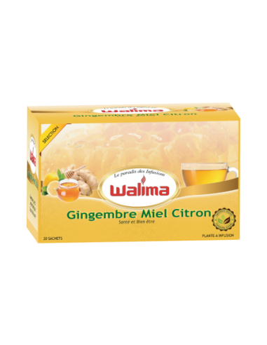 Infusion Gingembre Miel Citron WALIMA