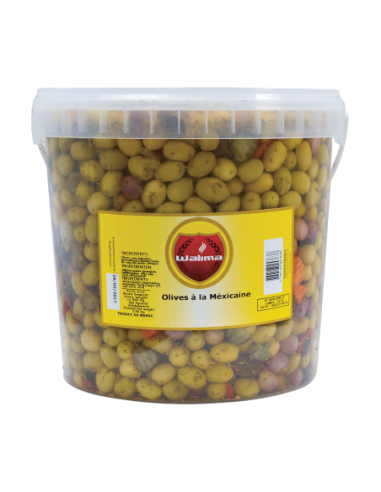 Olives Dénoyautées à la mexicaine 7Kg