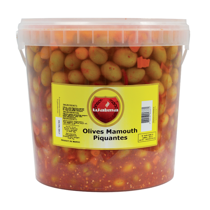 Olives Mamouth Piquantes 8kg