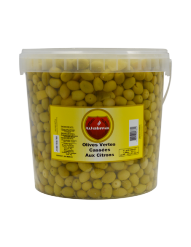 Olives Vertes aux Citrons 8kg