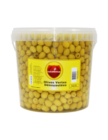 Olives Vertes Dénoyautées 22/25 6kg