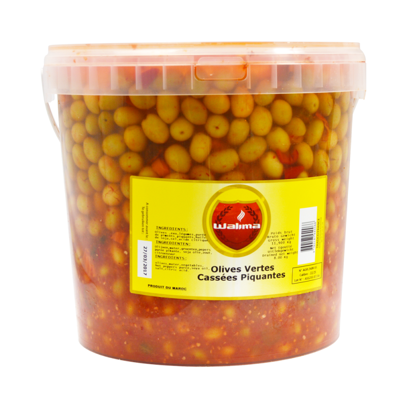 Olives Vertes Piquantes 8kg