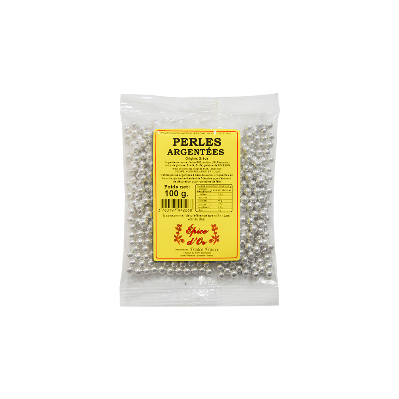 Perles Argentees Entier 100g