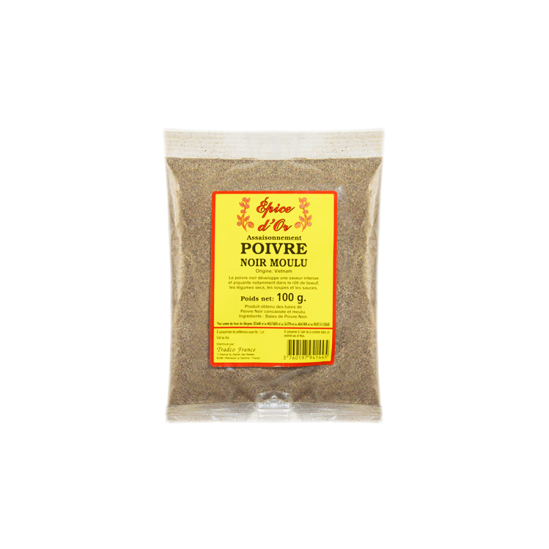 Poivre noir Moulu 100g