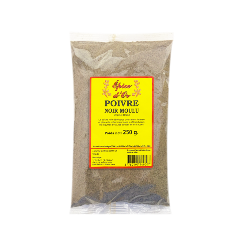 Poivre noir moulu 250g
