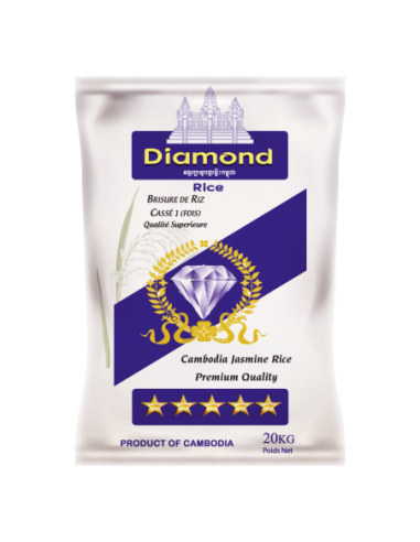 Riz Cambodge Cassé 1 fois DIAMOND 20Kg