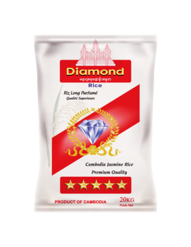 Riz Cambodge Parfumé DIAMOND 20Kg