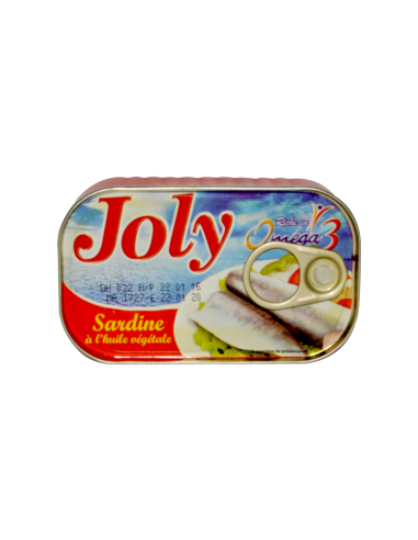 Sardine JOLY huile 125g