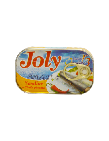 Sardine JOLY huile pimenté 125g